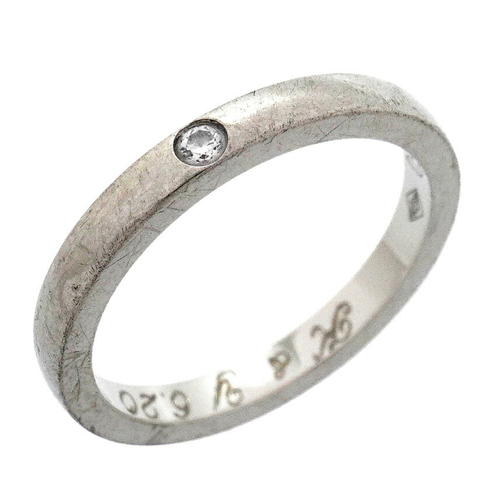 Cartier Ballerina Wedding Ring, 1PD (Pt950) Platinum, Diamond, Size 45, Ladie...